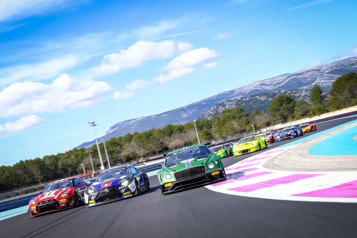 Blancpain GT announces entry list with 50 cars representing 11 manufacturers