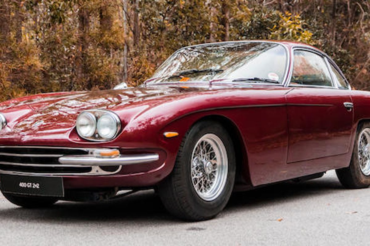 1967 Lamborghini 400GT 2+2 Coupe originally the property of Sir Paul McCartney at Bonhams