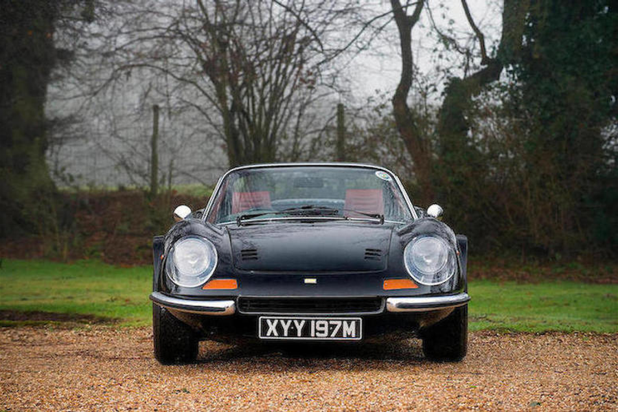 1974 Ferrari Dino 246 GT Spider formerly the property of Nick Mason at Bonhams