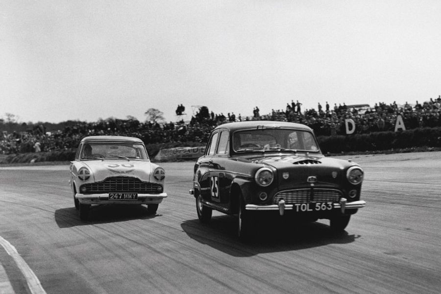 Diamond studded track parade at Silverstone Classic to mark 60 years of the BTCC