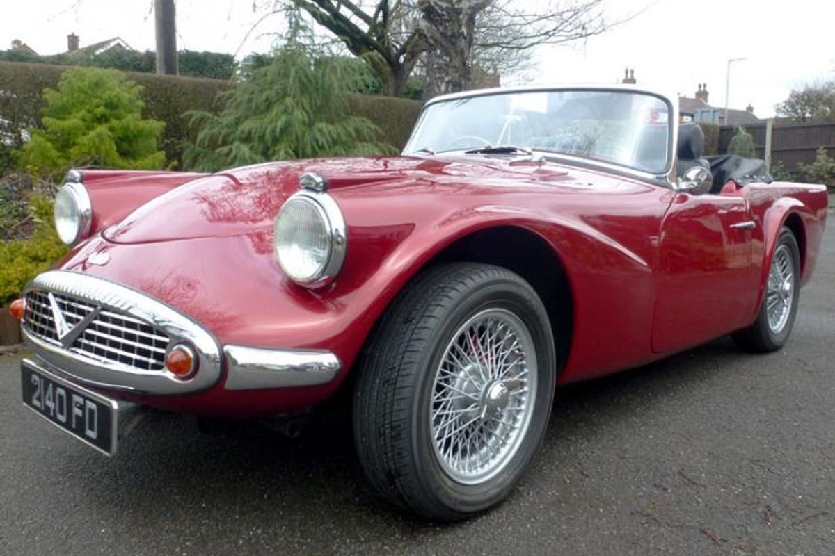 1960 Daimler SP250 Dart entered for H&H Classics Buxton Auction