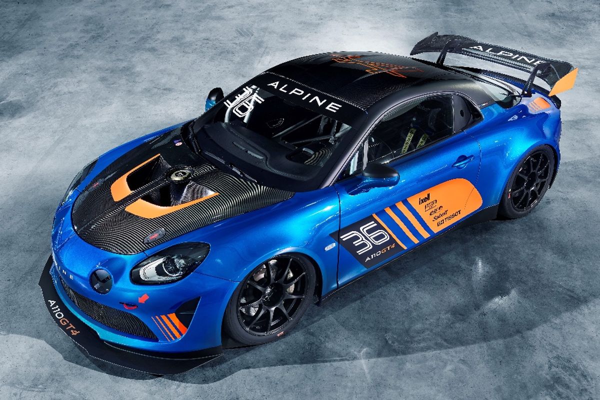 Competition debut scheduled for the Alpine A110 GT4