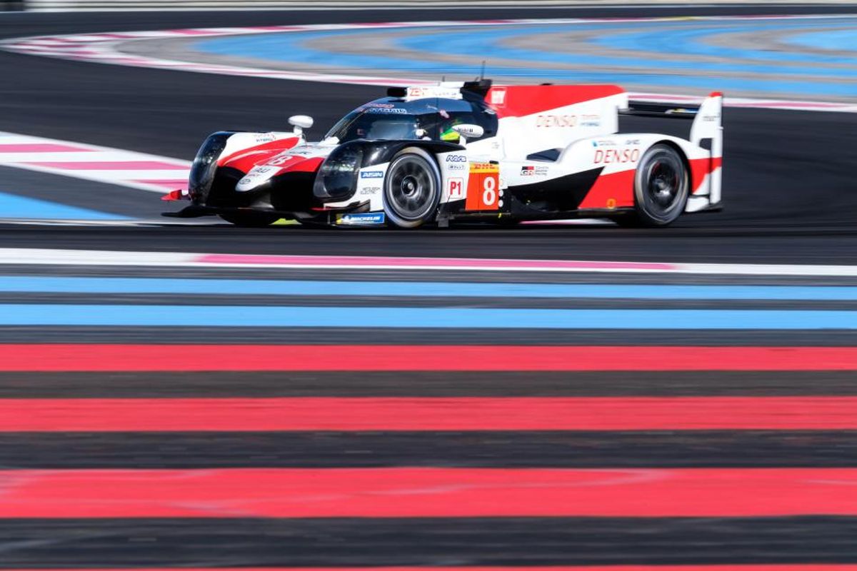 Toyota tops 30 hour WEC testing at Le Castellet