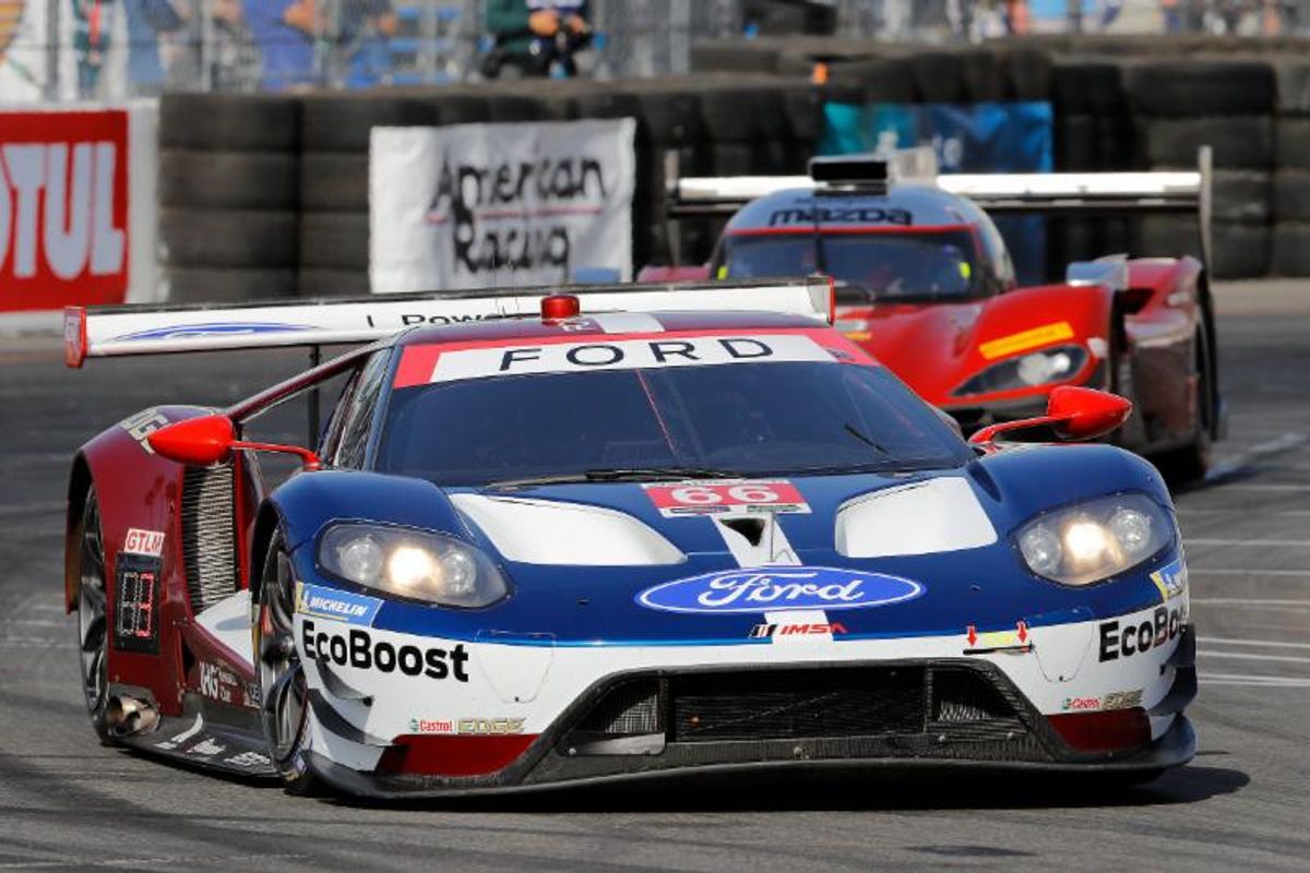Hand Takes GTLM Pole with Record Last Lap in BUBBA burger Sports Car GP