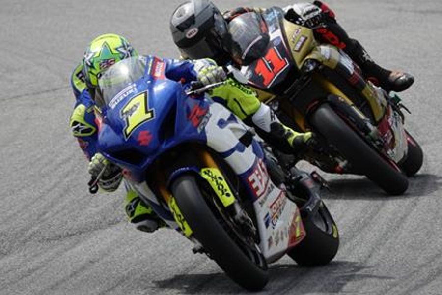Yoshimura Suzuki wins day 1 at Raod Atlanta MotoAmerica Superbike