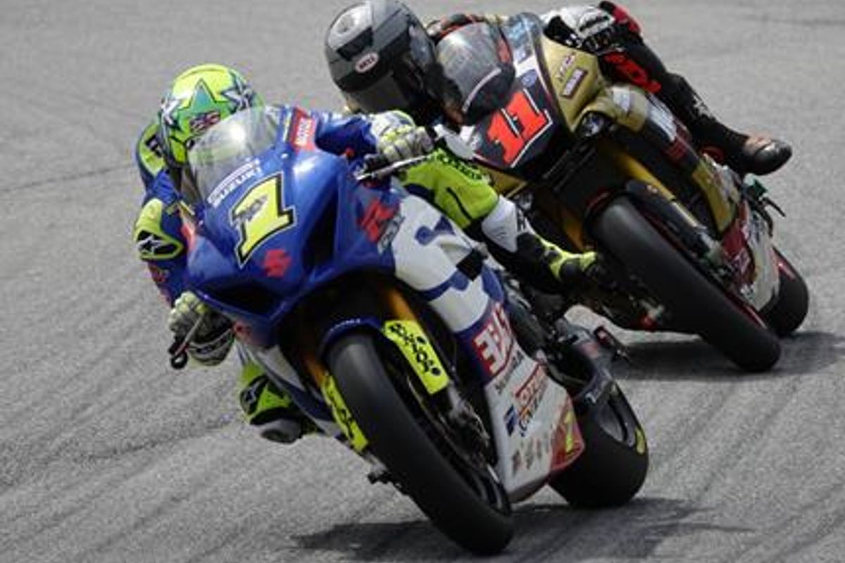 Yoshimura Suzuki wins day 1 at Raod Atlanta MotoAmerica Superbike