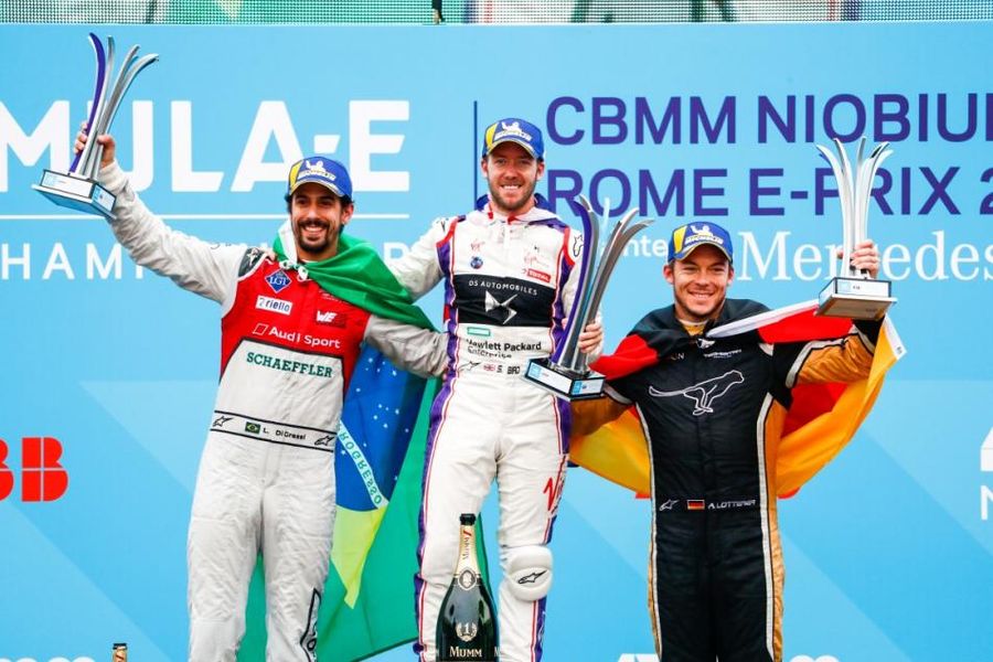 Bird wins inaugural Rome E-Prix