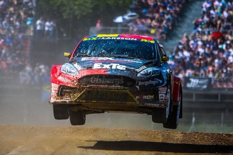 Larsson and Eriksson on the pace at new Fiesta ST RX debut