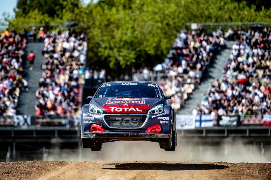 Podium for Team PEUGEOT Total on all action Rallycross debut