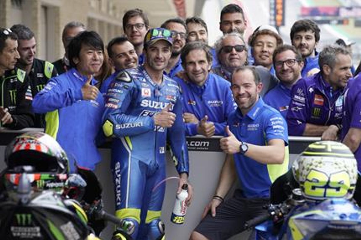 Front row for Iannone at COTA MotoGP