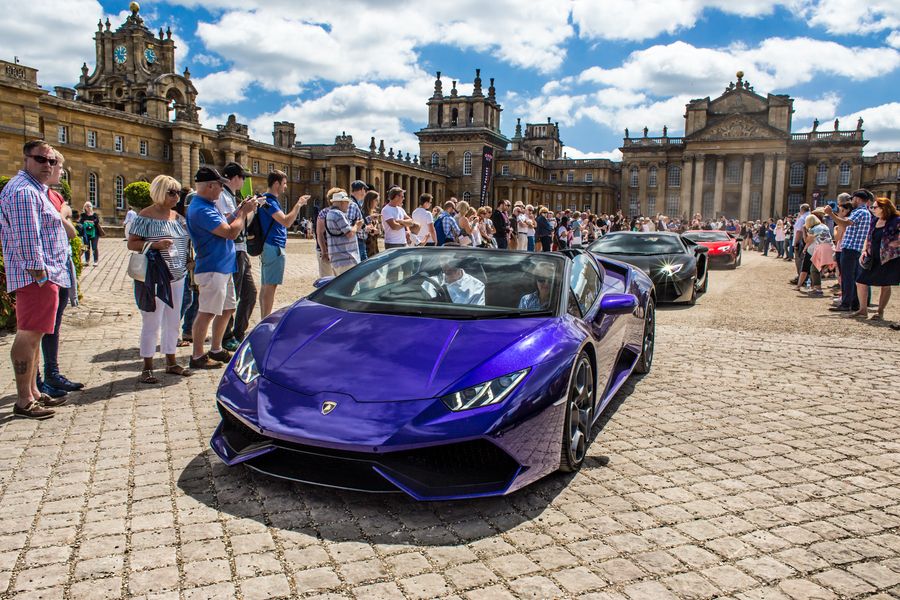 Blenheim Palace Classic & Supercar lauunches Supercar Breakfast Club