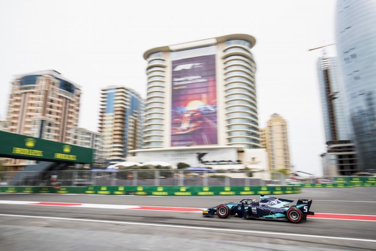 Alexander Albon takes F2 pole for DAMS in Baku qualifying