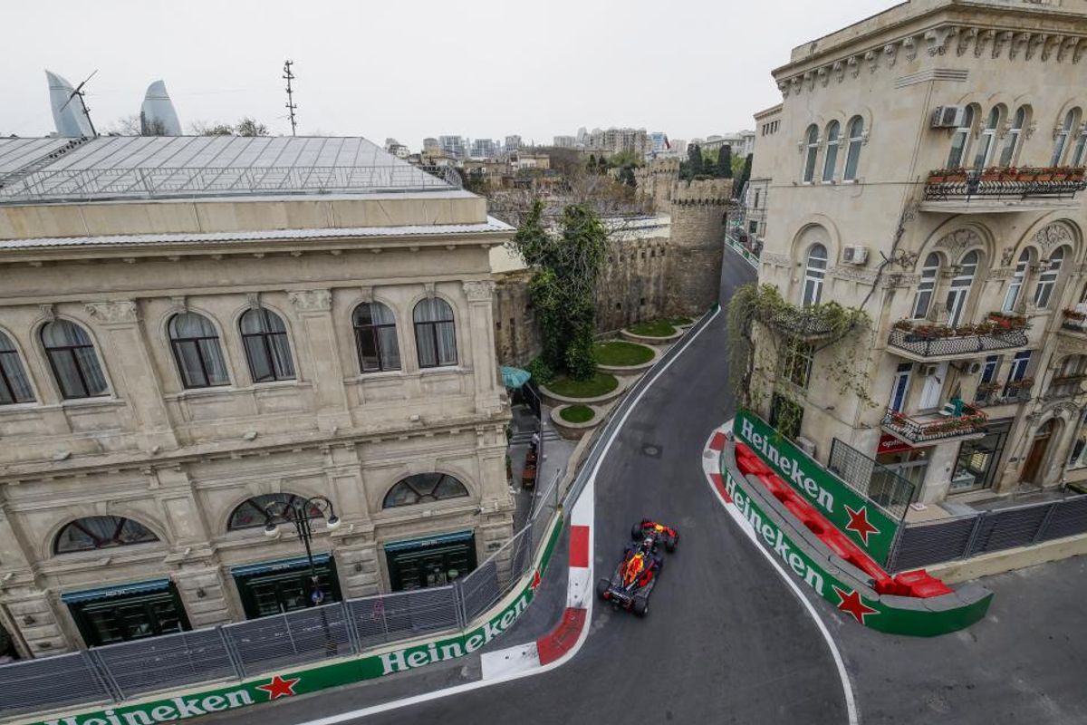 Ricciardo quickest in Baku F1 prctice