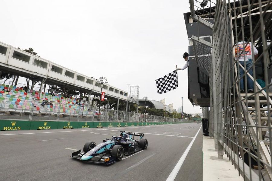Albon wins F2 Feature Race of Baku thriller