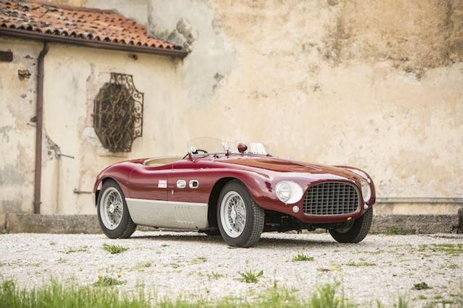 Ex-works, ex-Mike Hawthorn, ex-Umberto Maglioli, ex-Luis Milan 1953 Ferrari 625 Targa Florio  Offered At Bonhams Monaco Sale