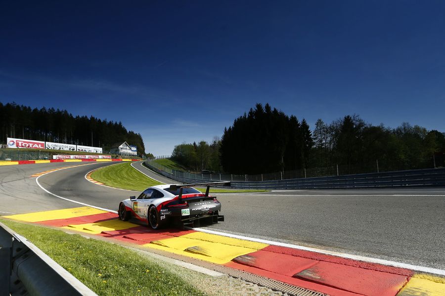 Porsche GT Team starts Spa WEC season-opener from second grid row