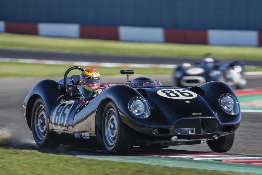 JD Classics celebrates a win and a podium at the Donington Historic Festival