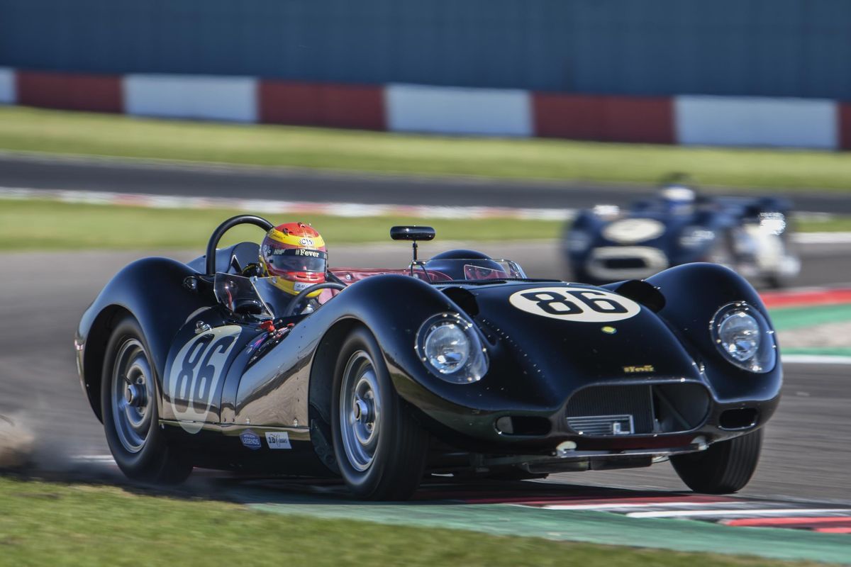 JD Classics celebrates a win and a podium at the Donington Historic Festival