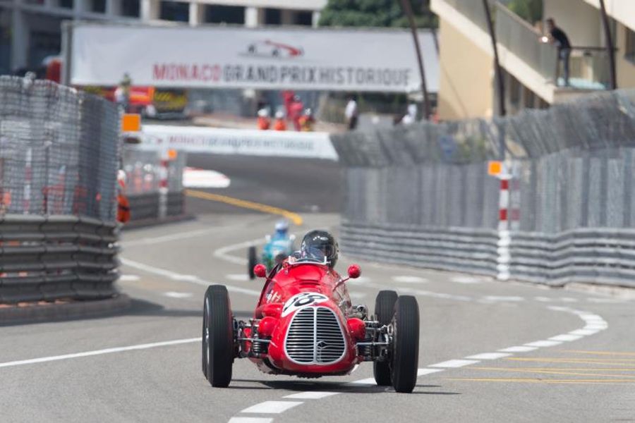 Array of classic Maserati at eleventh edition of Grand Prix de Monaco Historique 