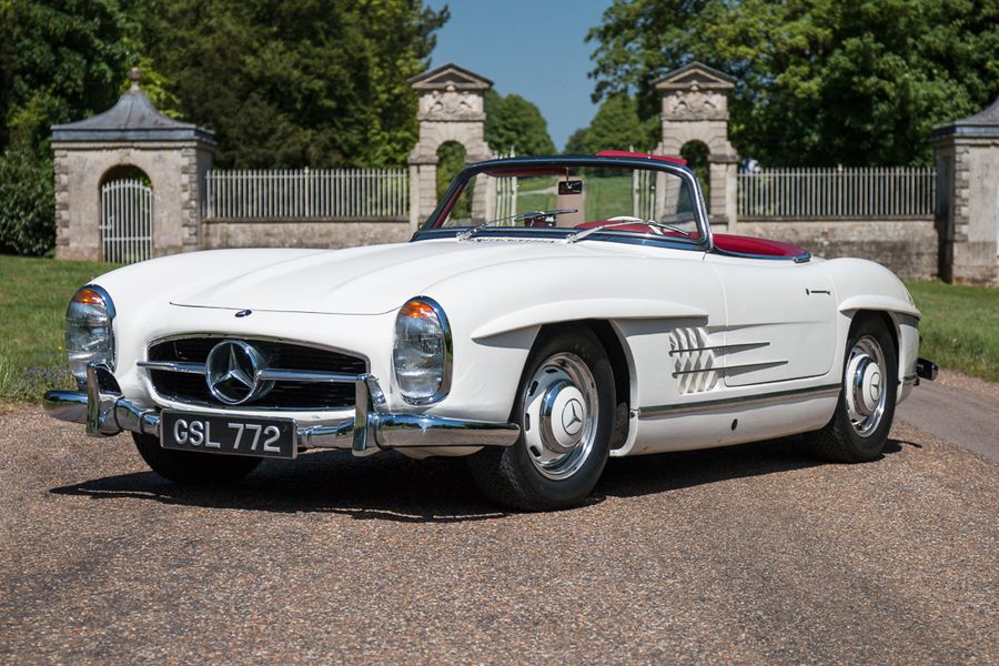 1958 Mercedes 300SL Roadster first entry in Silverstone Classic Sale