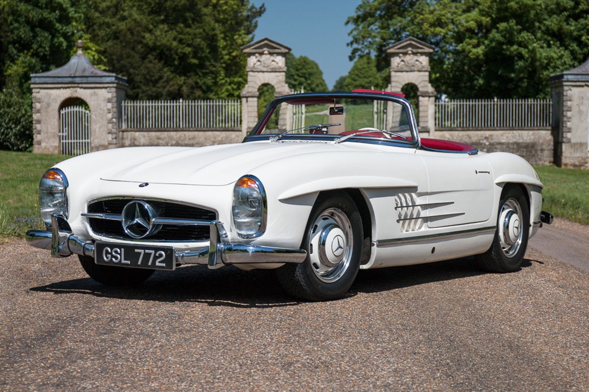 1958 Mercedes 300SL Roadster first entry in Silverstone Classic Sale