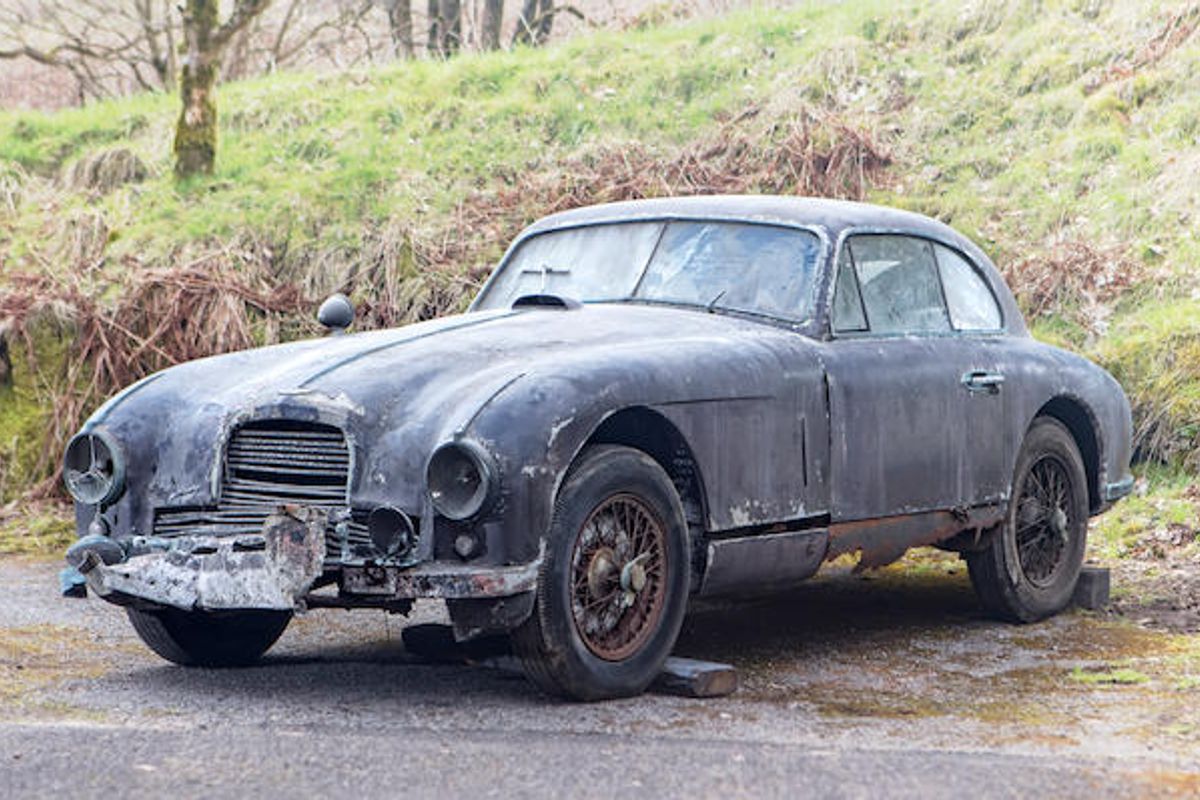 1951 Aston Martin DB2 Sports Saloon Project on offer at Bonhams