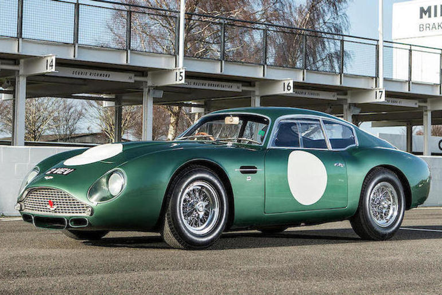 Landmark 1961 Aston Martin DB4GT Zagato '2 VEV' at Bonhams Goodwood FOS Auction