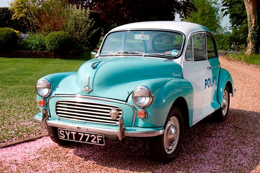 Ex-Scotland Yard Morris Minor Panda Car at Barons British Heritage, Classic and Sports Cars sale