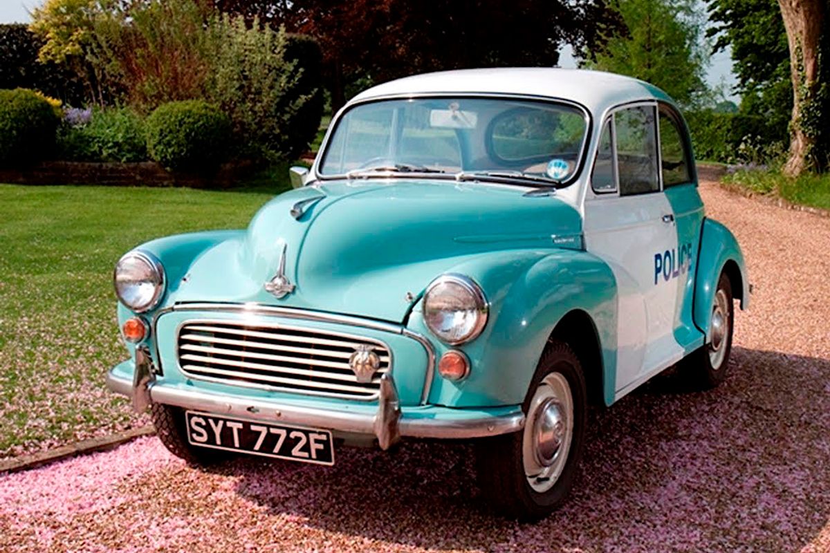 Ex-Scotland Yard Morris Minor Panda Car at Barons British Heritage, Classic and Sports Cars sale