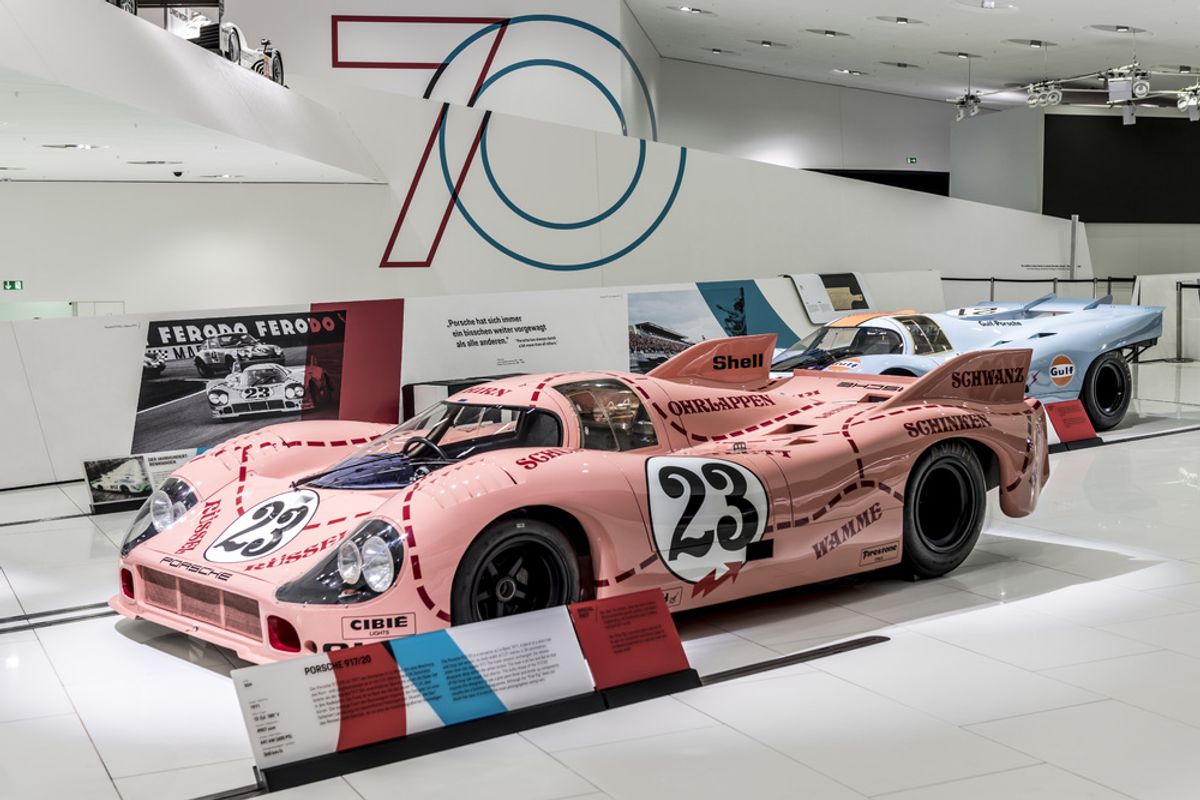 Ceremonial opening of the “70 Years Porsche Sportscar” special exhibition