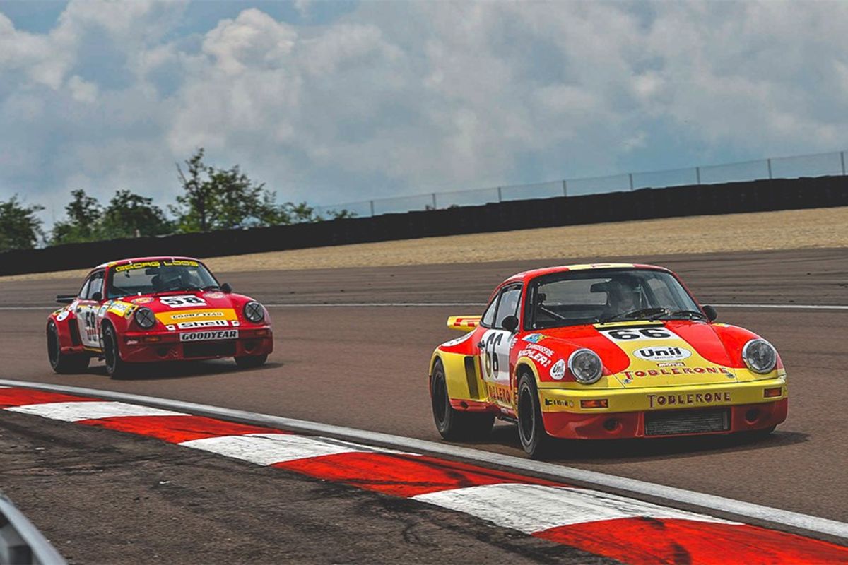 Fans flock to the Dijon-Prenois circuit for Grand Prix de l'Age d'Or