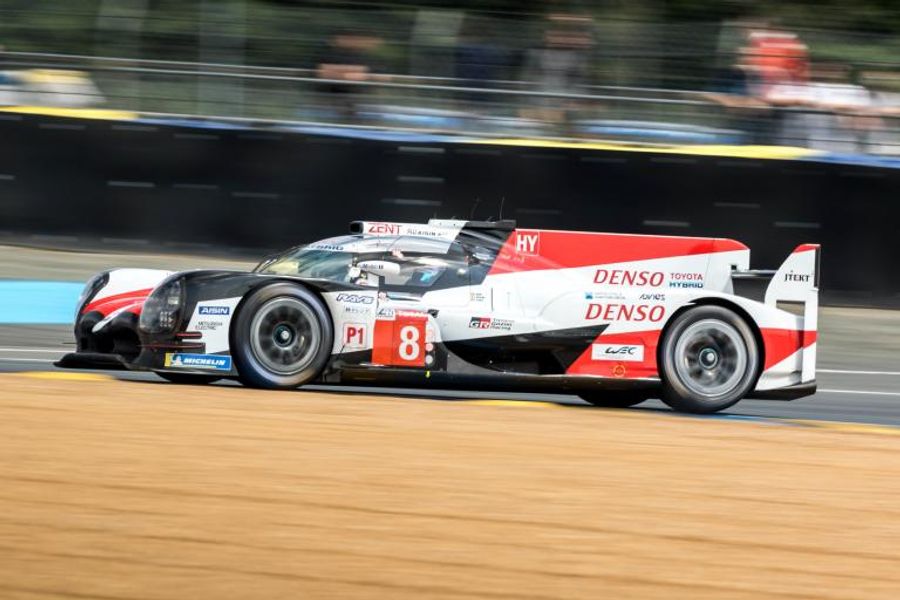 Toyota leads opening day of track action at Le Mans