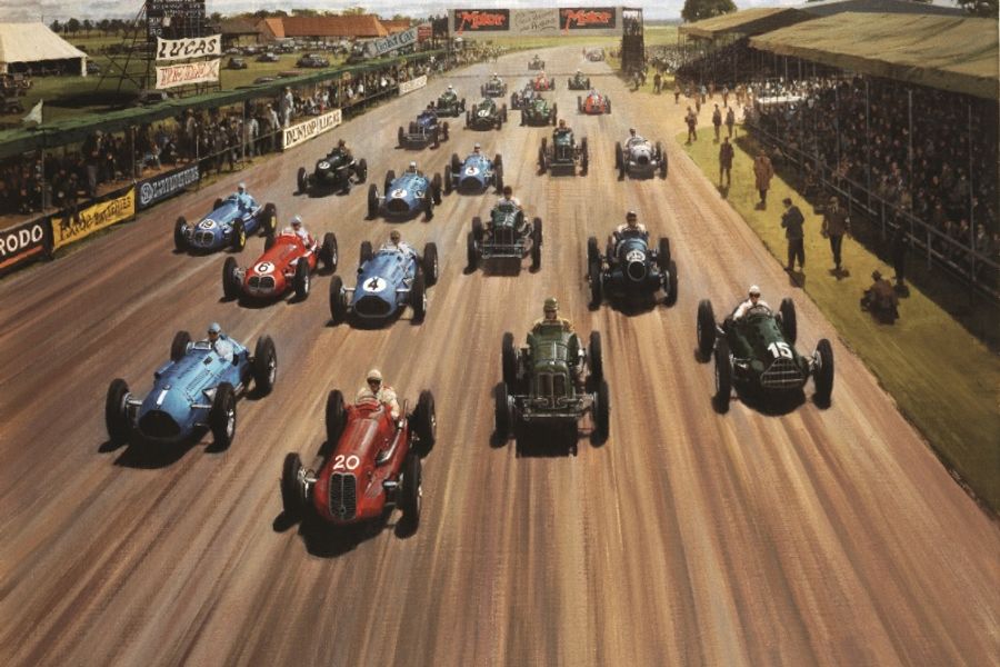 Silverstone Classic: The race on the runways