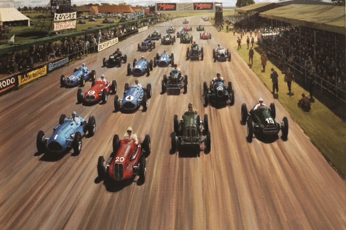 Silverstone Classic: The race on the runways