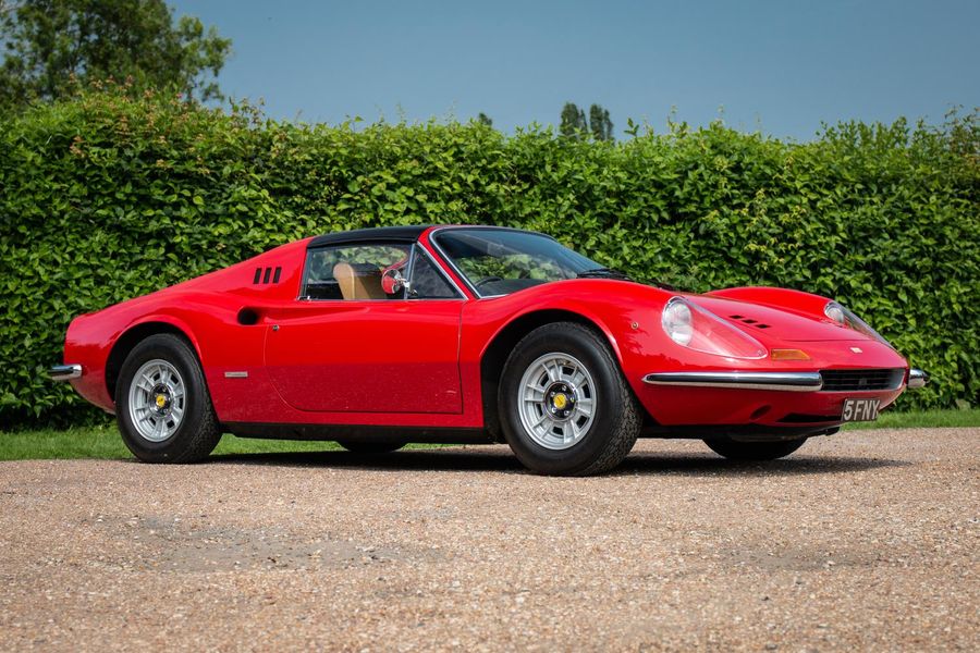 1972 Ferrari Dino 246 GTS heads to auction at the Silverstone Classic