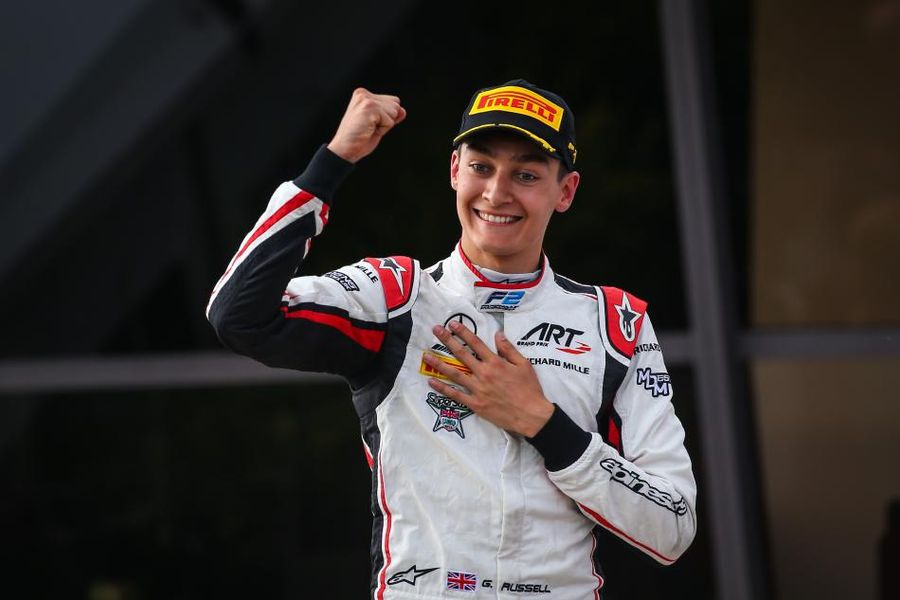 George Russell produces stunning driv to win F2 Championship Feature Race at Le Castellet
