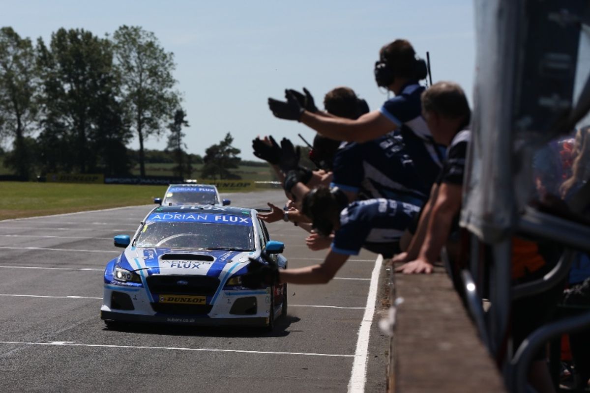 Ash Sutton doubles up at Croft BTCC