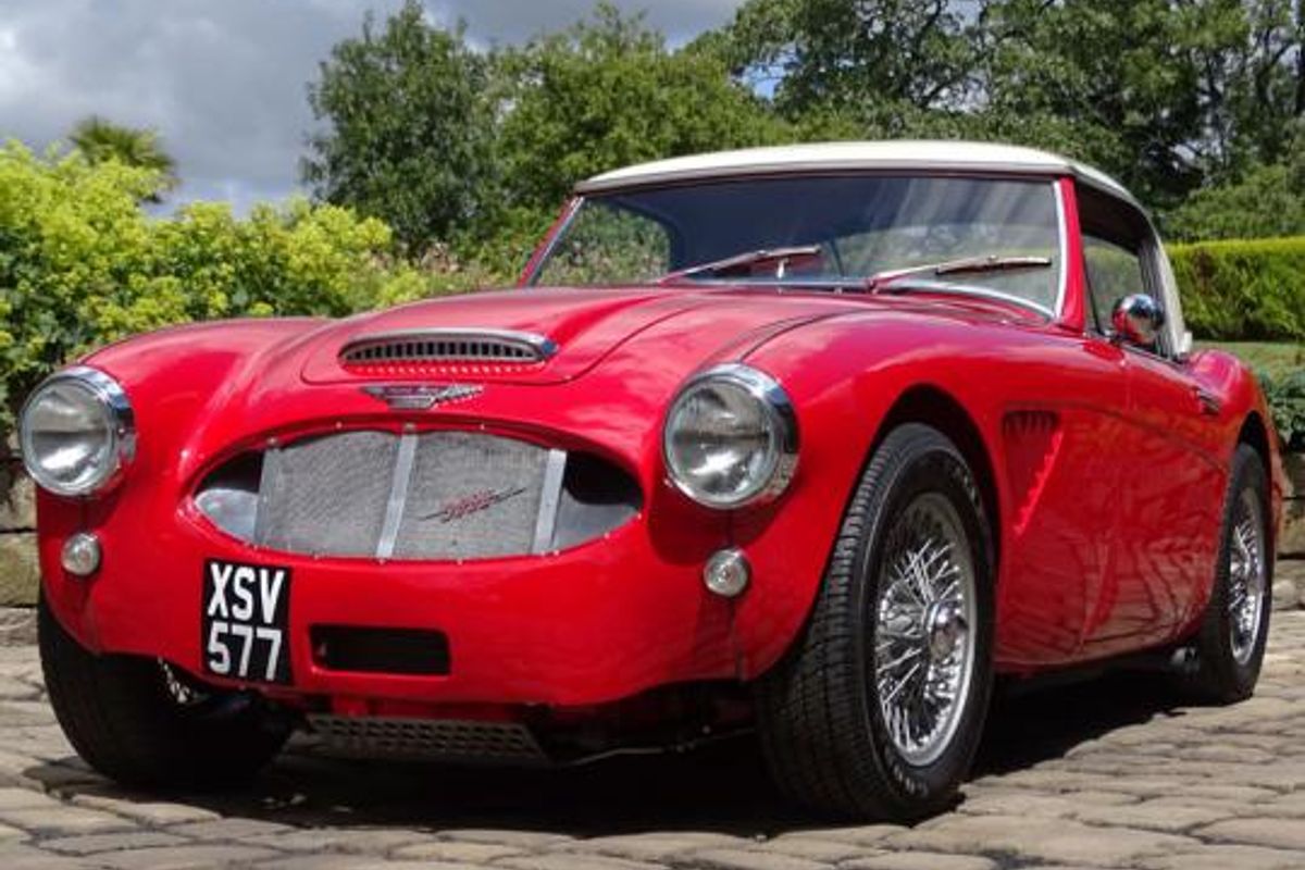 Latest lots on offer at H&H Classics Buxton Auction include a 1961 Austin-Healey 3000 MKII 2+2