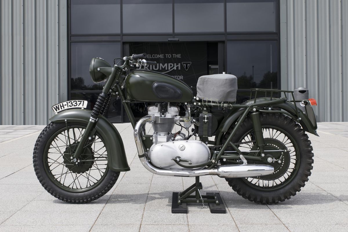 Steve McQueen's Great Escape featured 1962 650cc TR6R at Salon Privé