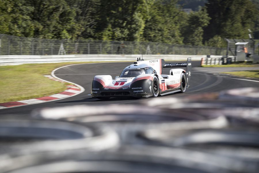 Timo Bernhard, Porsche 919 Hybrid Evo set lap record on Nürburgring Nordschleife race circuit