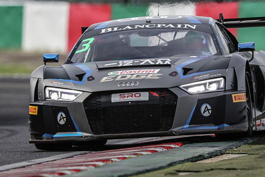 Rump’s Absolute Audi and Foster’s HubAuto Ferrari seal Suzuka pole apiece