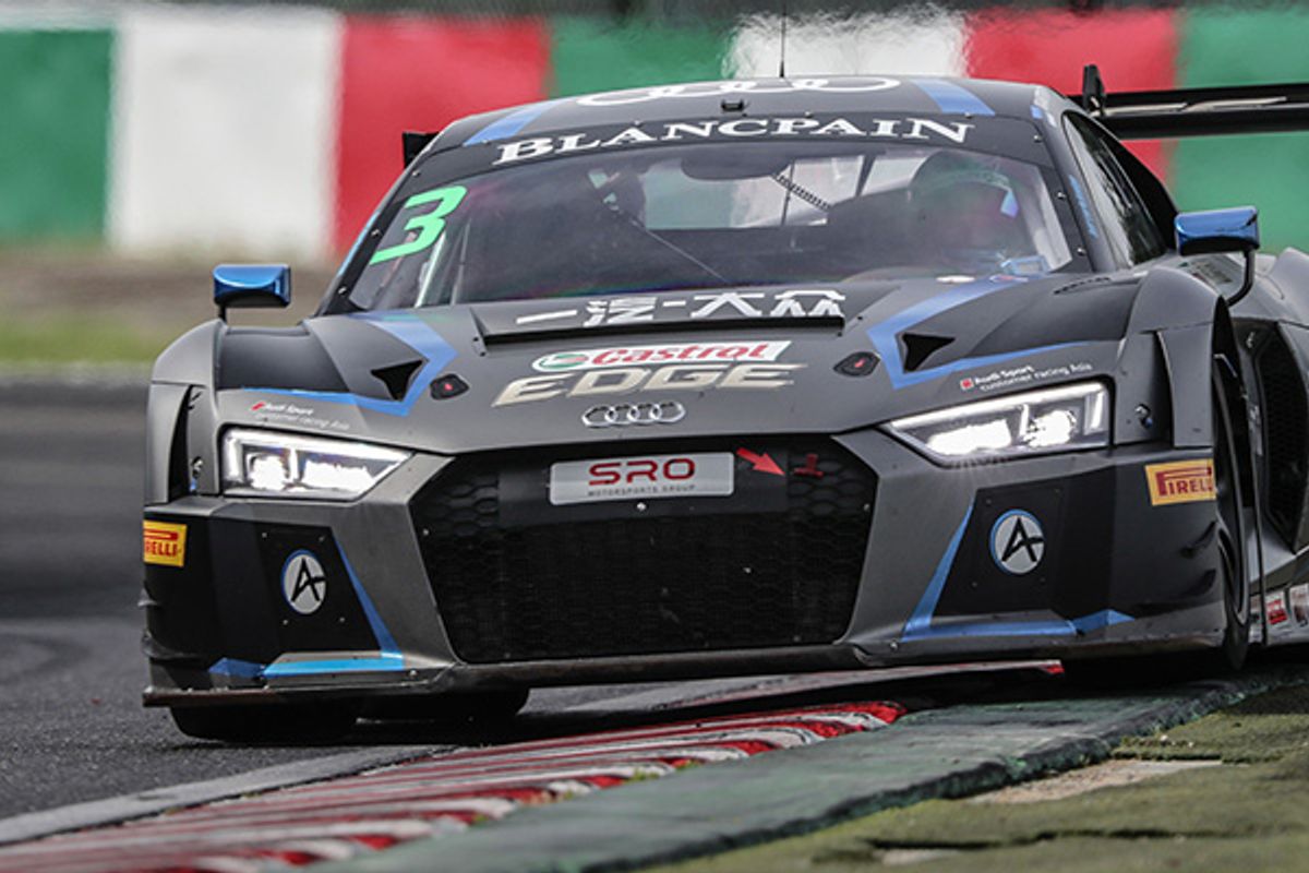 Rump’s Absolute Audi and Foster’s HubAuto Ferrari seal Suzuka pole apiece