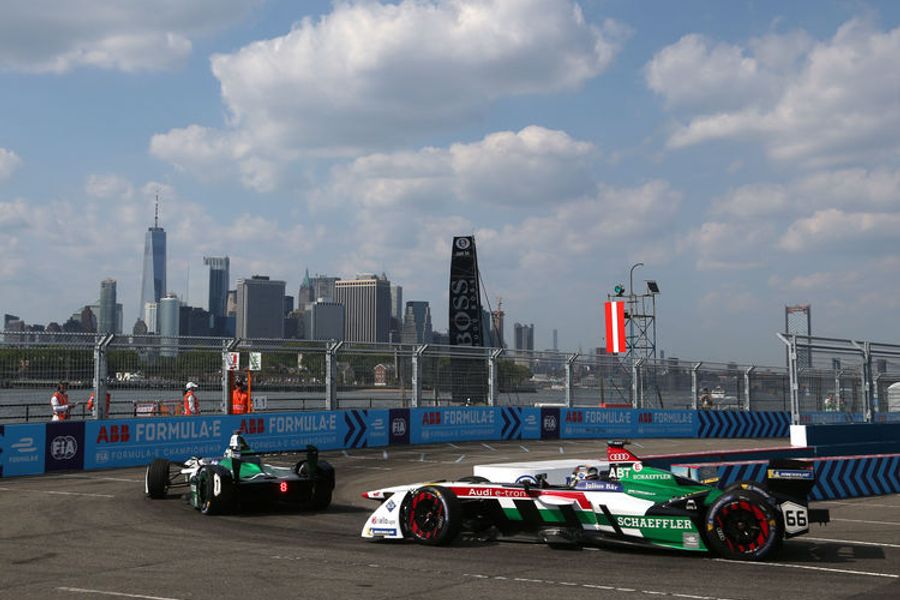 Audi starts Formula E finale weekend with one-two finish at New York E-Prix