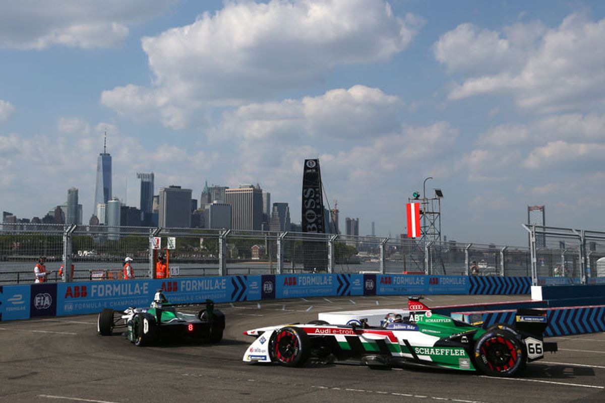 Audi starts Formula E finale weekend with one-two finish at New York E-Prix