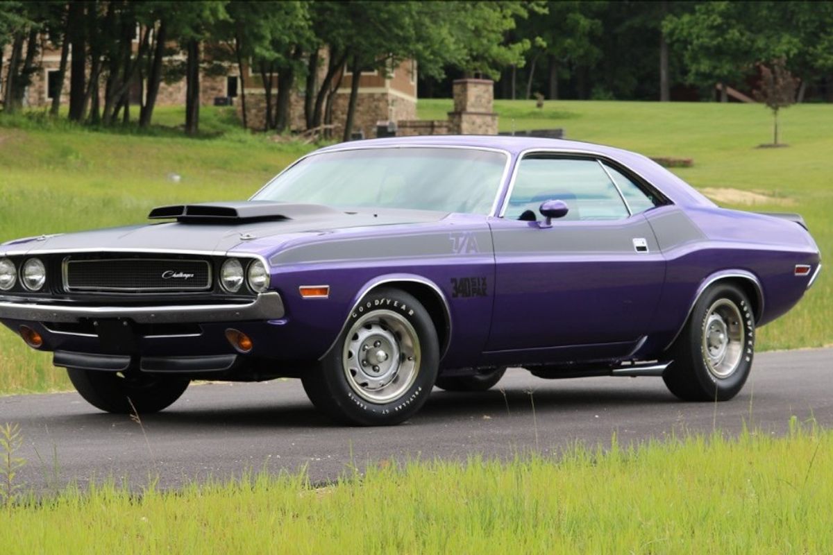Plum Crazy '70 Dodge Challenger T/A to Cross the Block at Mecum Harrisburg