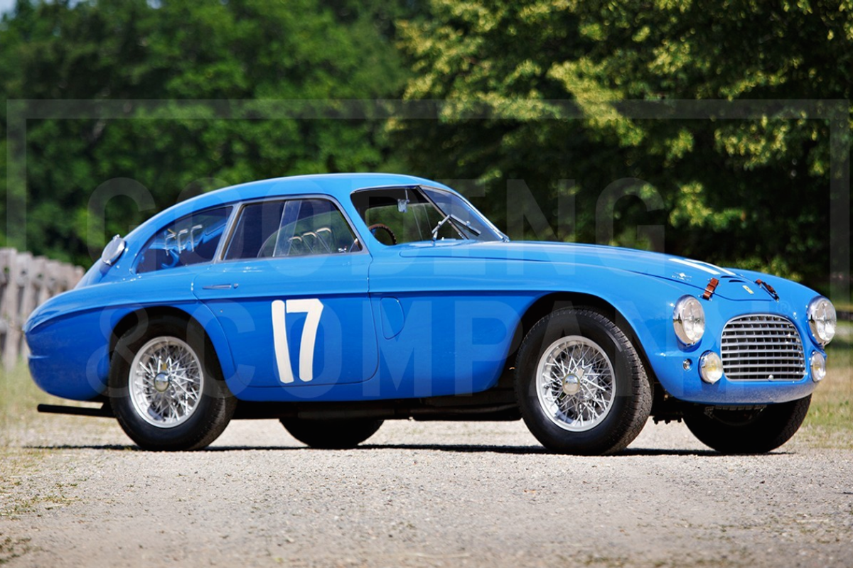 1950 Ferrari 166 MM/195 S Berlinetta Le Mans at Gooding's Pebble Beach Auction