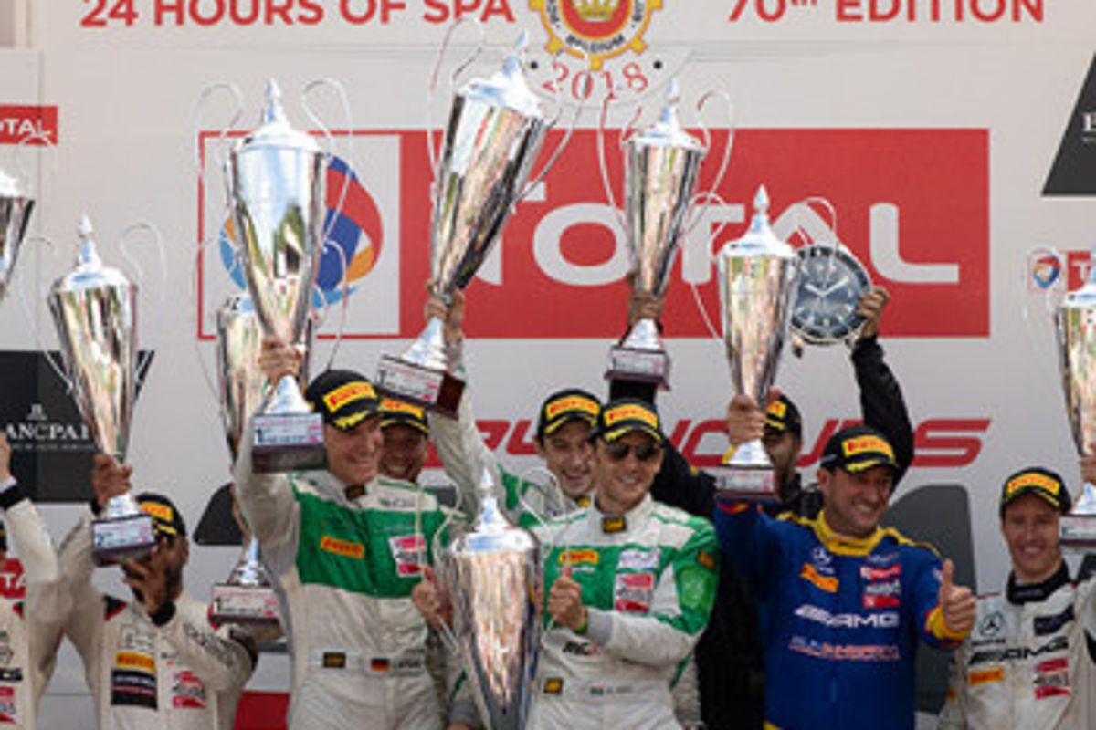 Ferrari 488 GT3 of Rinaldi Racing win Spa 24 hrs Pro-Am Cup