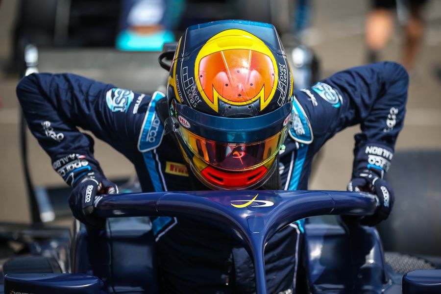 Albon takes lead in final five laps to win F2 Race of Hungary Sprint