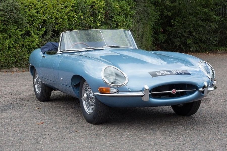 1961 Jaguar E-Type 3.8 'External Bonnet Lock' Roadster at H&H Duxford Auction