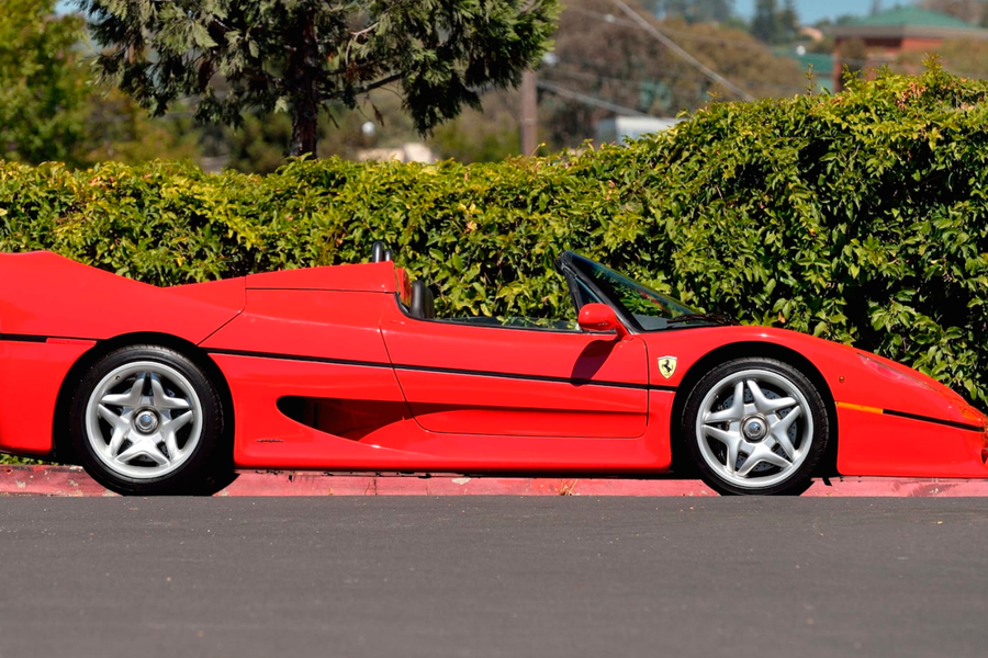 On offer at Mecum: 1995 Ferrari F50, no. 2 of 349 built, Frankfurt Auto Show Car